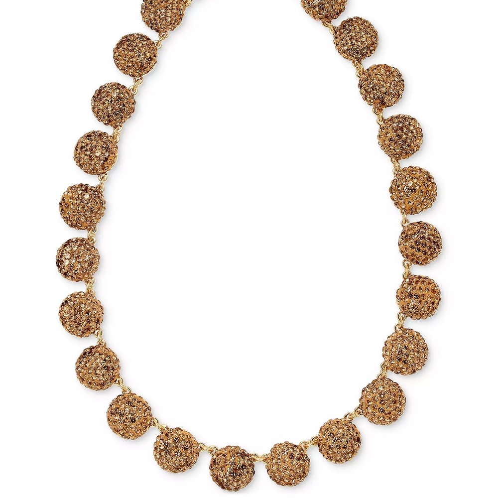 ON 34TH
Pavé Fireball All Around Necklace, color Topaz